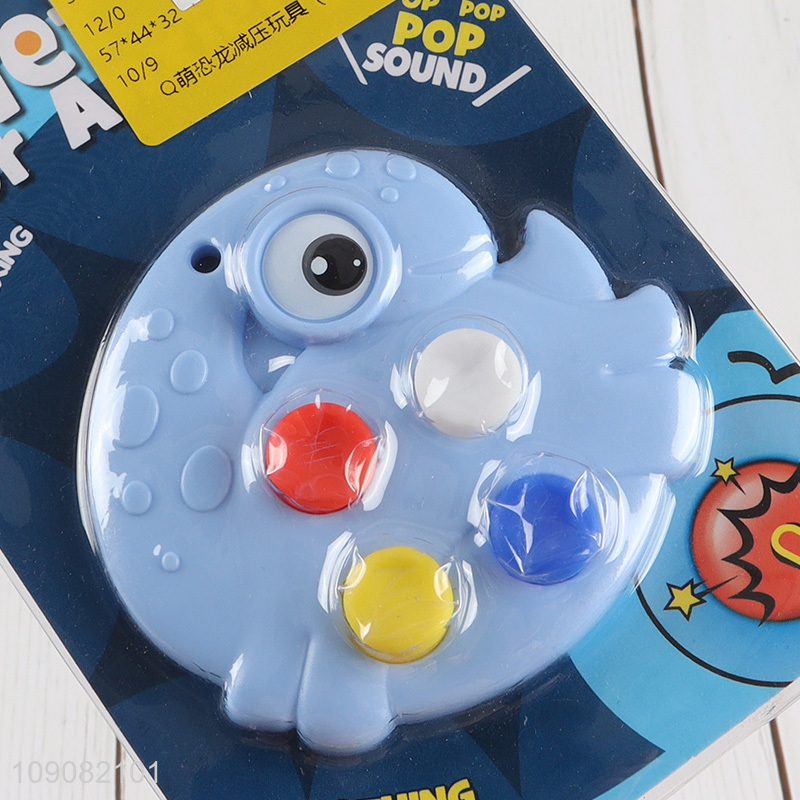 New Arrival Cute Dinosaur Fidget Toy Puffer Pop Bubble Mole Game
