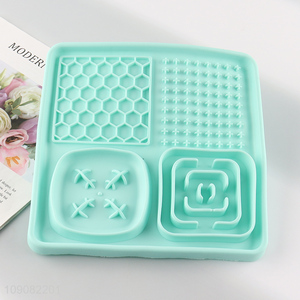 Factory price silicone pet supplies pet slow food <em>bowl</em> for <em>dog</em>