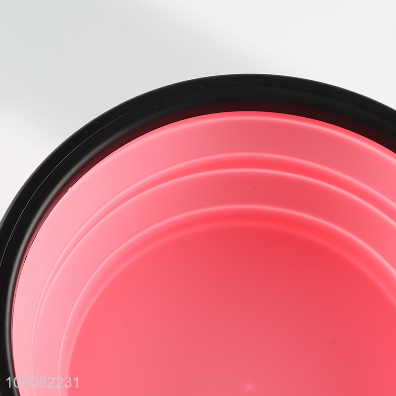 Top products portable outdoor folding pets food bowl for sale