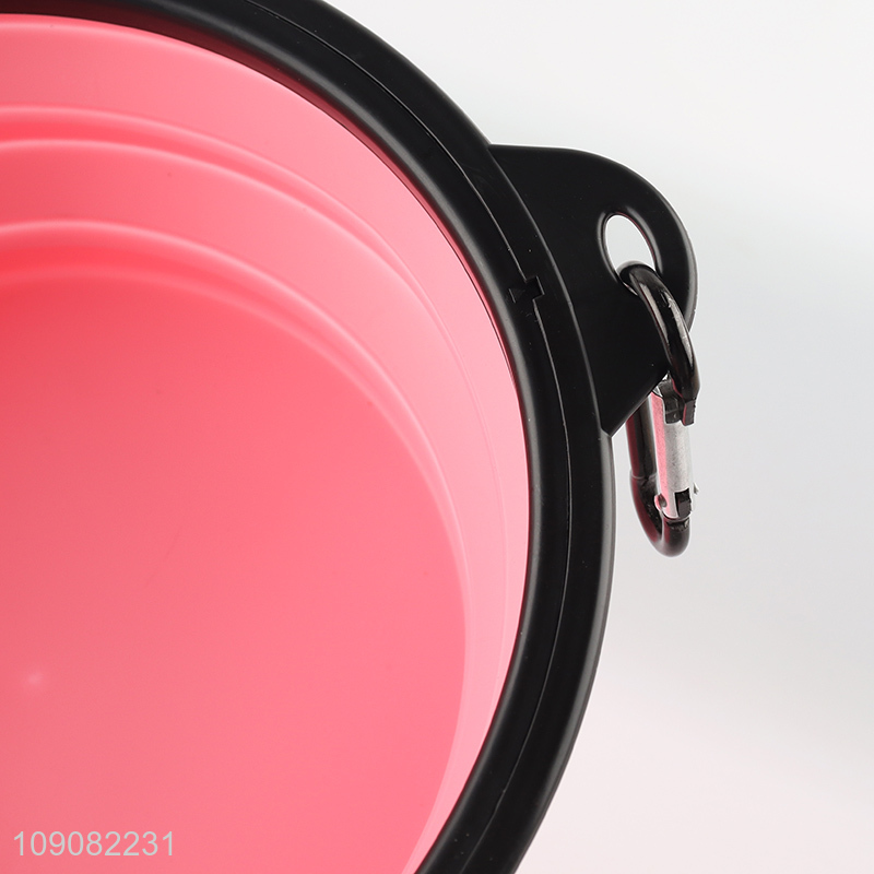 Top products portable outdoor folding pets food bowl for sale