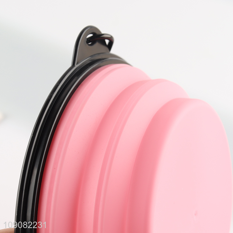 Top products portable outdoor folding pets food bowl for sale