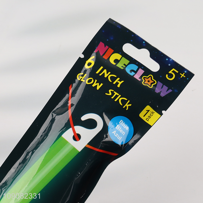 Yiwu market festival party supplies 6inch glow stick with hook