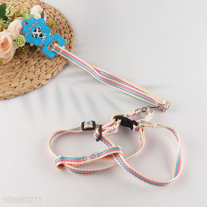 Hot products outdoor pets <em>dog</em> polyester pet <em>collar</em> leash