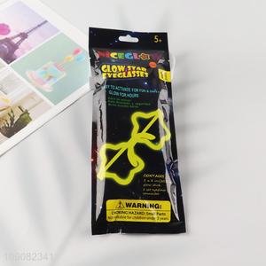 Top quality star shape fluorescent glasses party glasses for sale