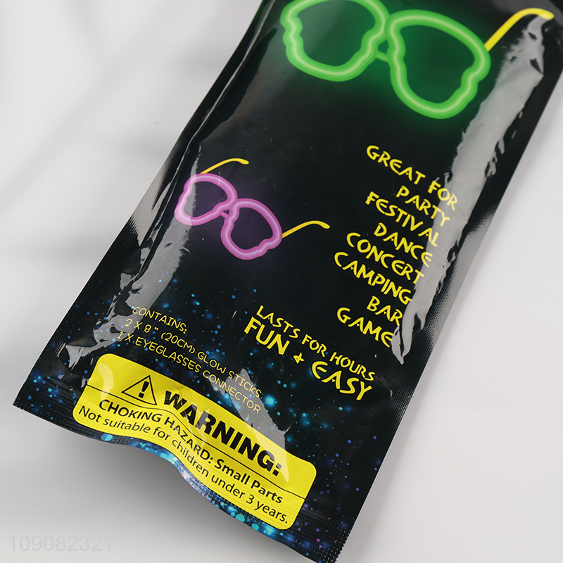 New products glow skull eyeglasses fluorescent glasses party glasses for Halloween