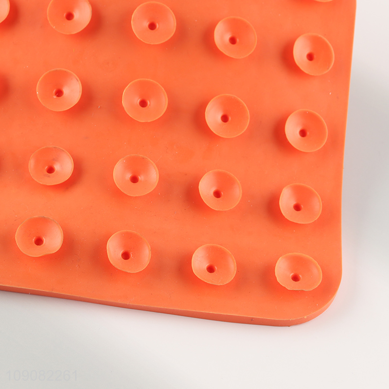 Hot selling silicone pet licking mats dog slow feeder bowl