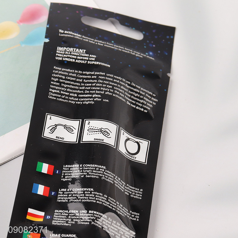 Best sale 3pcs multicolor party supplies glow bracelet for jewelry