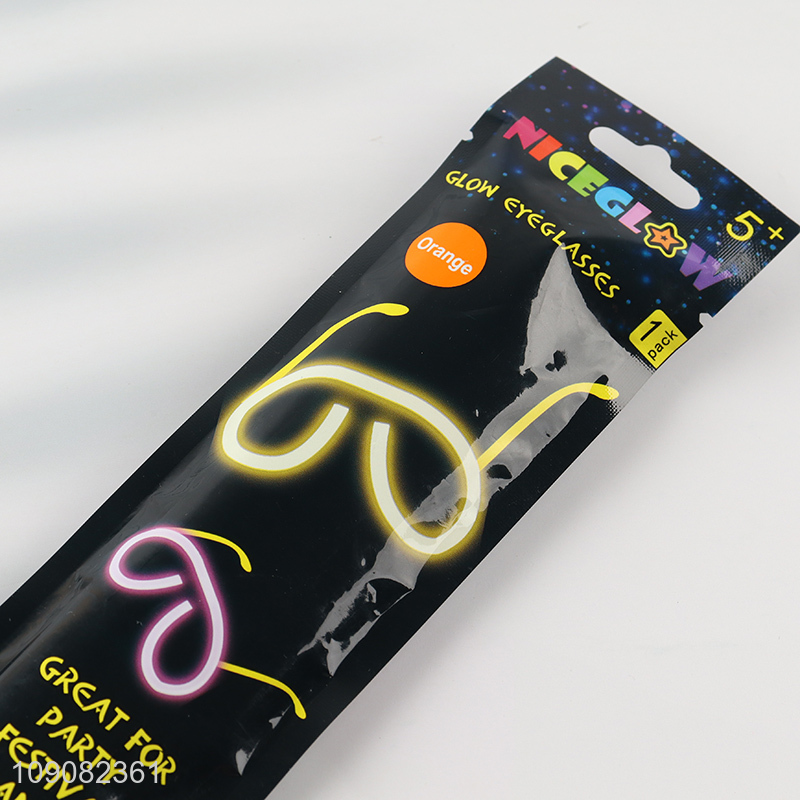 Hot selling party supplies fluorescent glasses party glasses wholesale