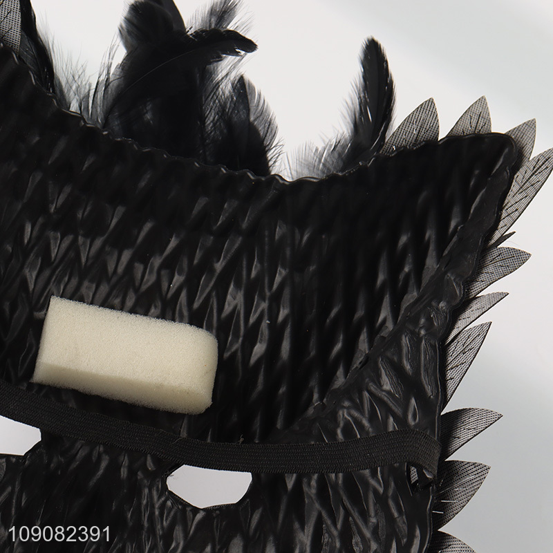 Online wholesale black latex masquerade mask party dancing party mask