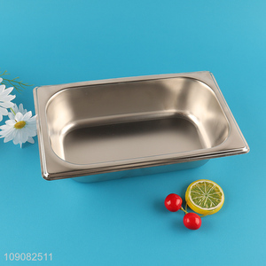 Top selling rectangle stainless steel GN Pan food container wholesale