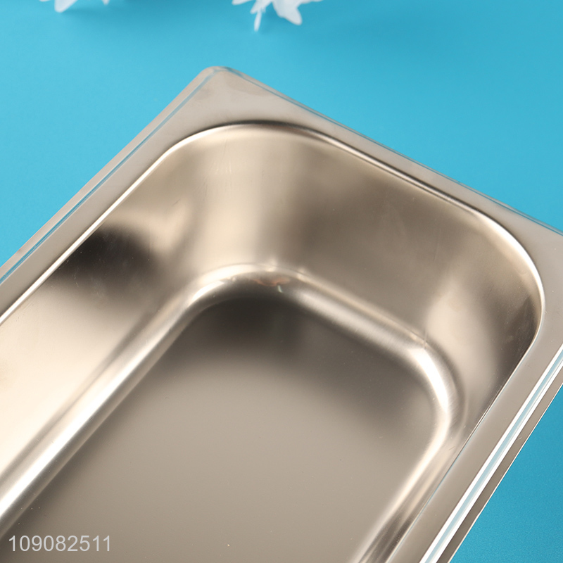 Top selling rectangle stainless steel GN Pan food container wholesale