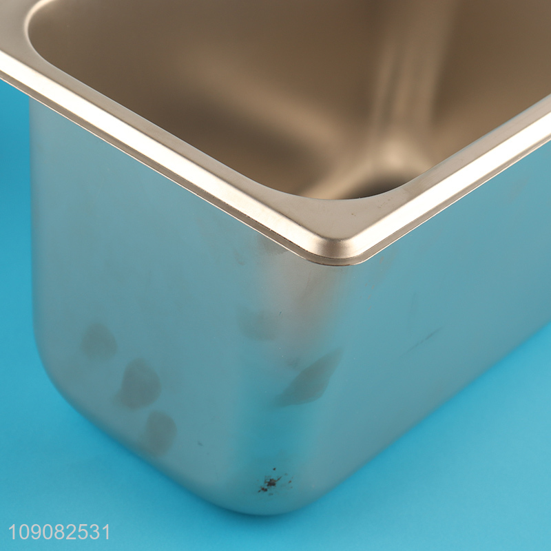 Best selling rectangle stainless steel GN Pan food container for restaurant