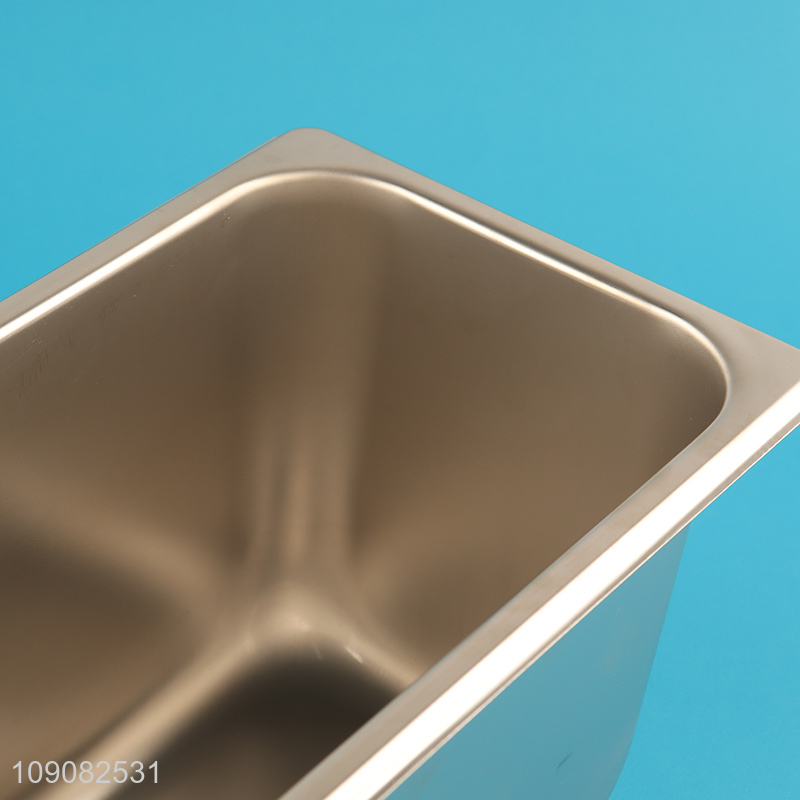 Best selling rectangle stainless steel GN Pan food container for restaurant
