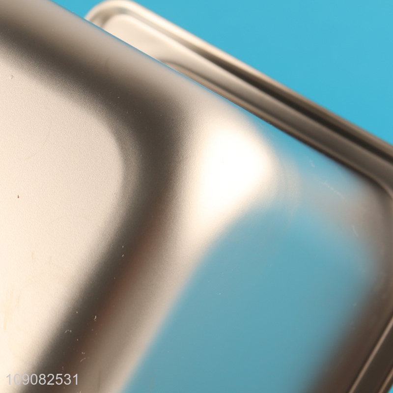 Best selling rectangle stainless steel GN Pan food container for restaurant