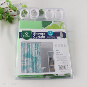 Good price waterproof home hotel thick <em>fabric</em> PE <em>shower</em> <em>curtain</em>