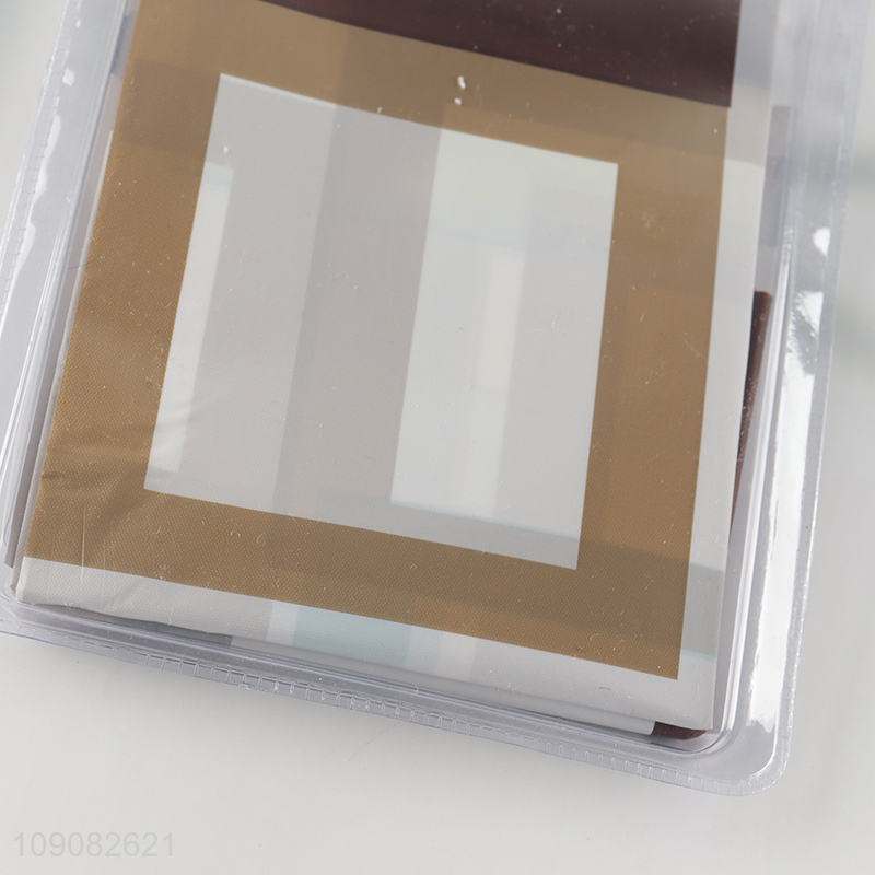 Best selling home hotel waterproof PE shower curtain with hook set