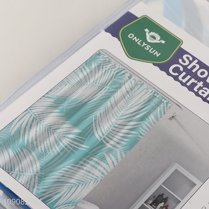 China factory waterproof home hotel PE shower curtain bath curtain