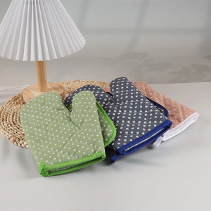 Online Wholesale 2Pcs Non-Slip Oven Mitt Pot Holder Set for Kitchen