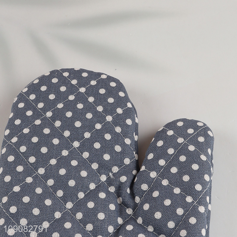 Online Wholesale 2Pcs Non-Slip Oven Mitt Pot Holder Set for Kitchen