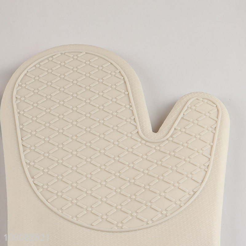 China Imports Soft Heat Resistant Non-Slip Silicone Oven Mitt
