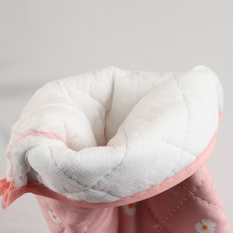 Wholesale 2Pcs Heat Resistant Non-Slip Oven Mitt and Pot Holder Set