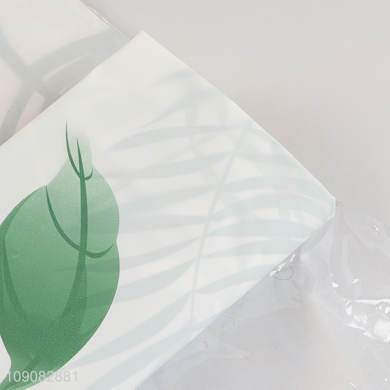 Online Wholesale 180X180cm Washable PEVA Shower Curtain with Hooks