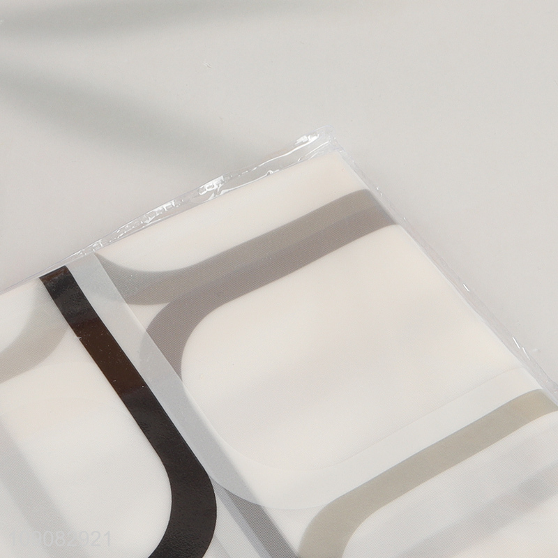 Wholesale 180X180cm Custom Print Water Resistant PEVA Shower Curtain