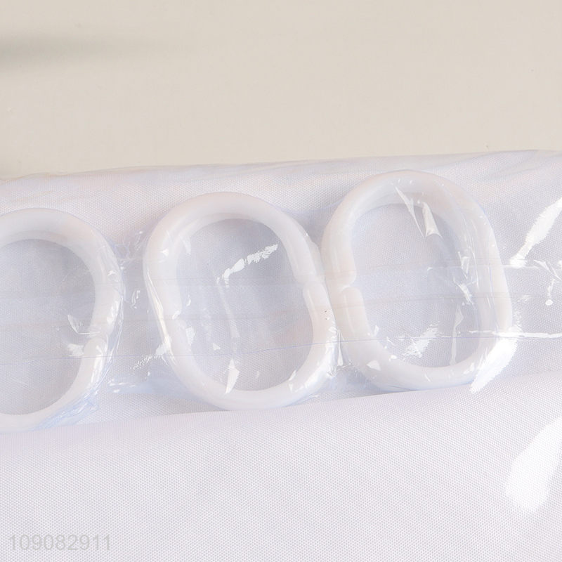 Good Quality 180X180cm Polyester Shower Curtain Fabric Shower Curtain