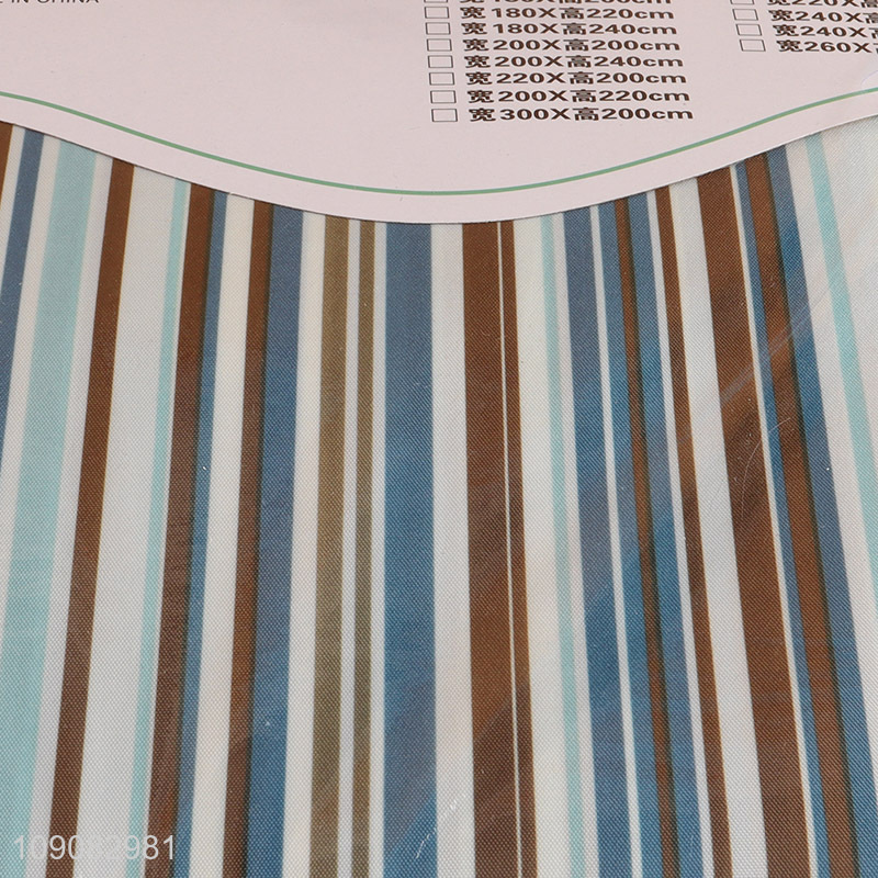 High Quality 180X180cm Polyester Shower Curtain Polyester Bath Curtain