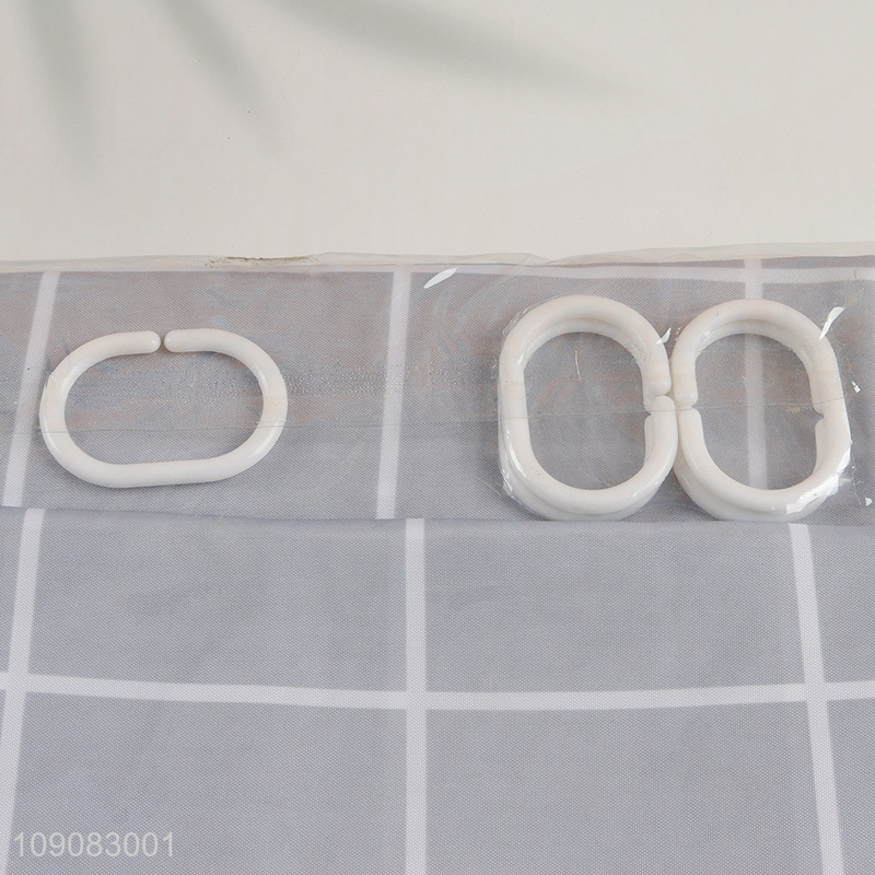 Good Quality 180X180cm Polyester Shower Curtain Bathroom Accessories