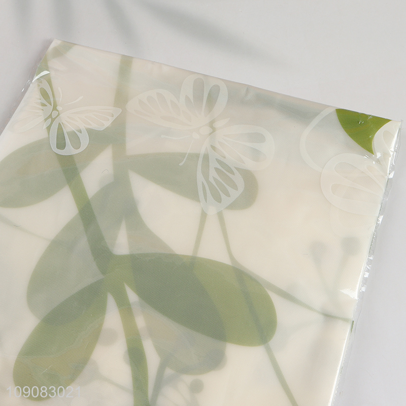 Online Wholesale 180X180cm Lightweight Waterproof Plastic Shower Curtain