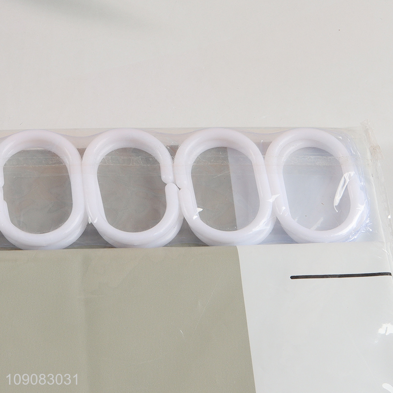 New Product 180X180cm Plastic Shower Curtain Waterproof Bath Curtain