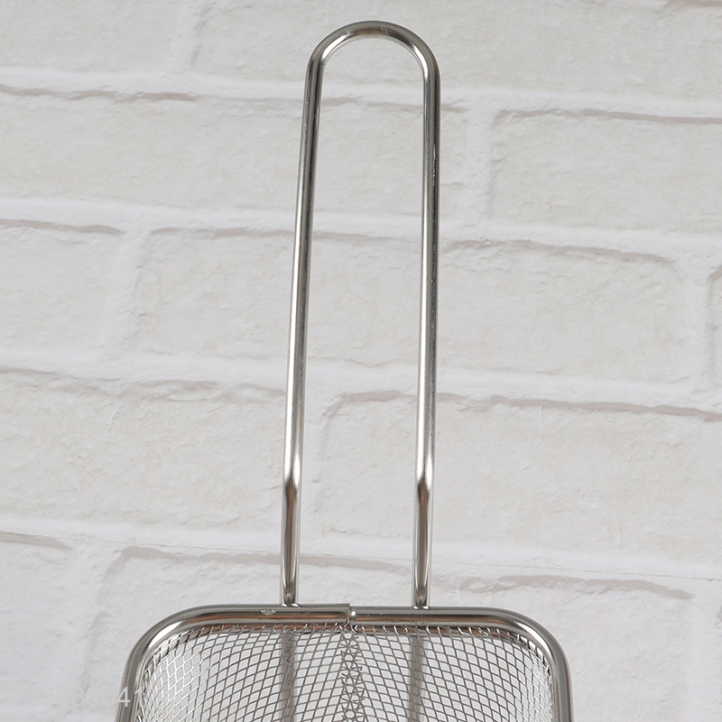 Good Quality Fine Mesh Stainless Steel Deep Fry Basket for Frying Food