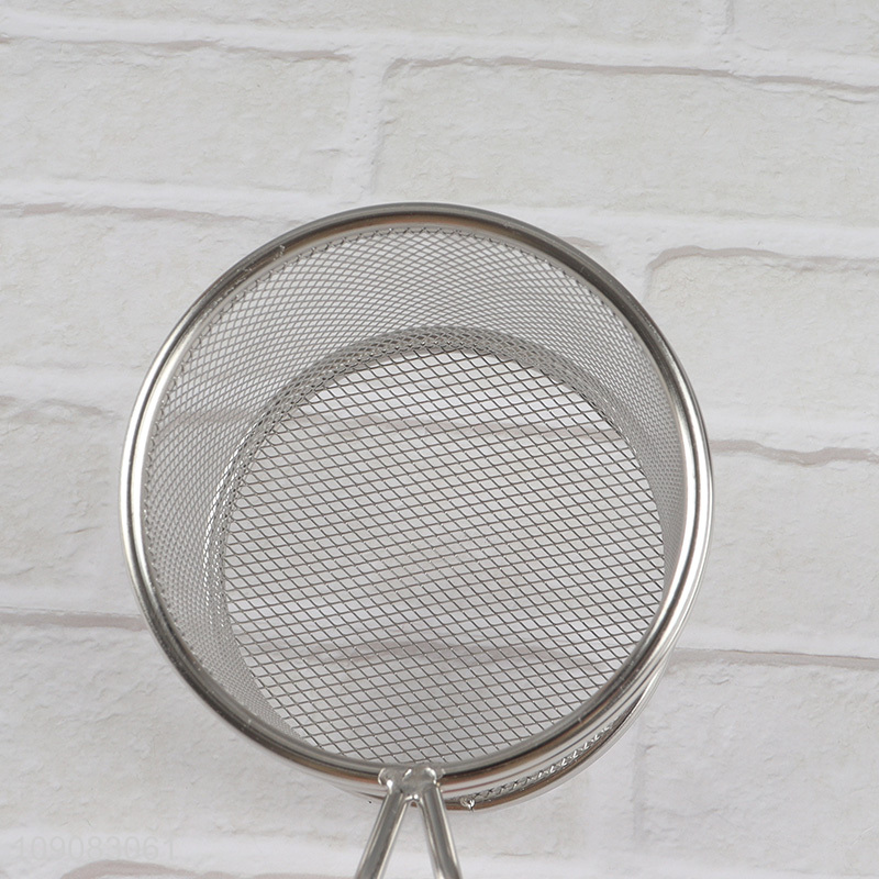 New Product Stainless Steel Fine Mesh Frying Basket Strainer Basket