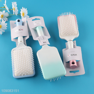 Online wholesale multicolor massage air cushion hair comb hair brush for girls