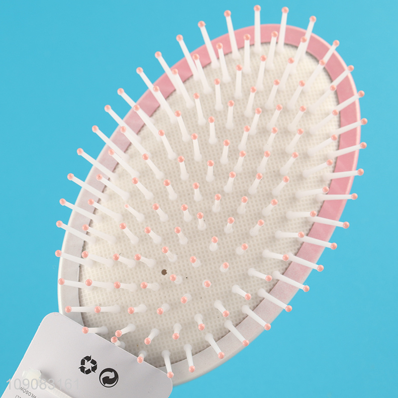 Top selling multicolor hair salon massage hair comb hair brush with mirror