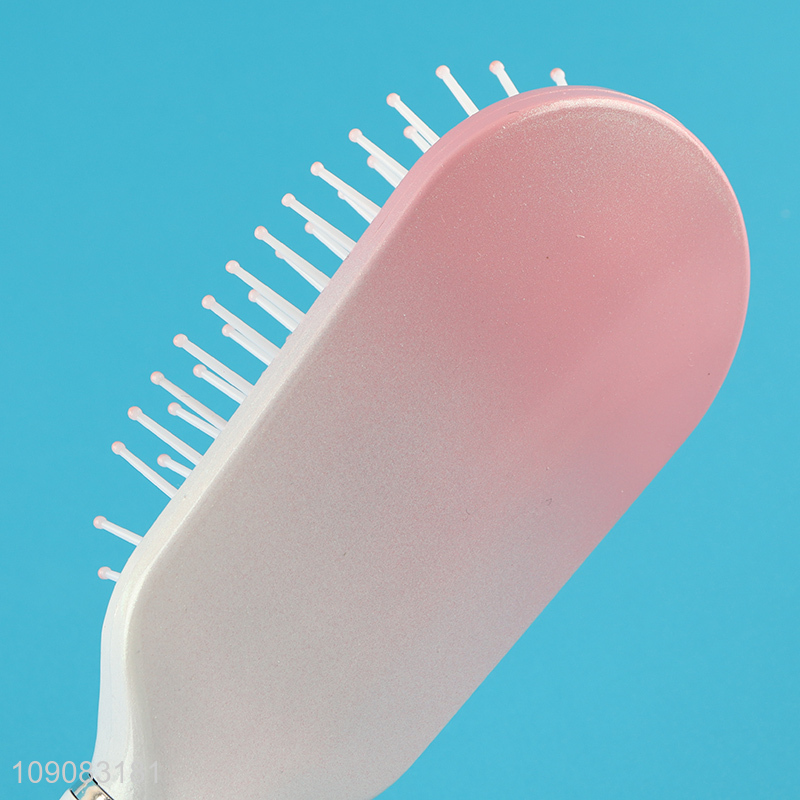 Good selling anti-static wide teeth massage hair comb hair brush wholesale
