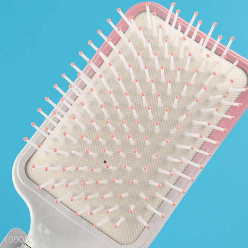 Online wholesale multicolor massage air cushion hair comb hair brush for girls