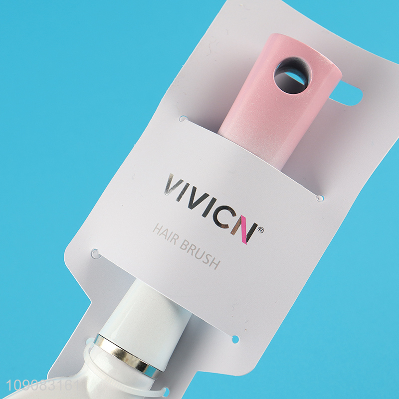 Top selling multicolor hair salon massage hair comb hair brush with mirror