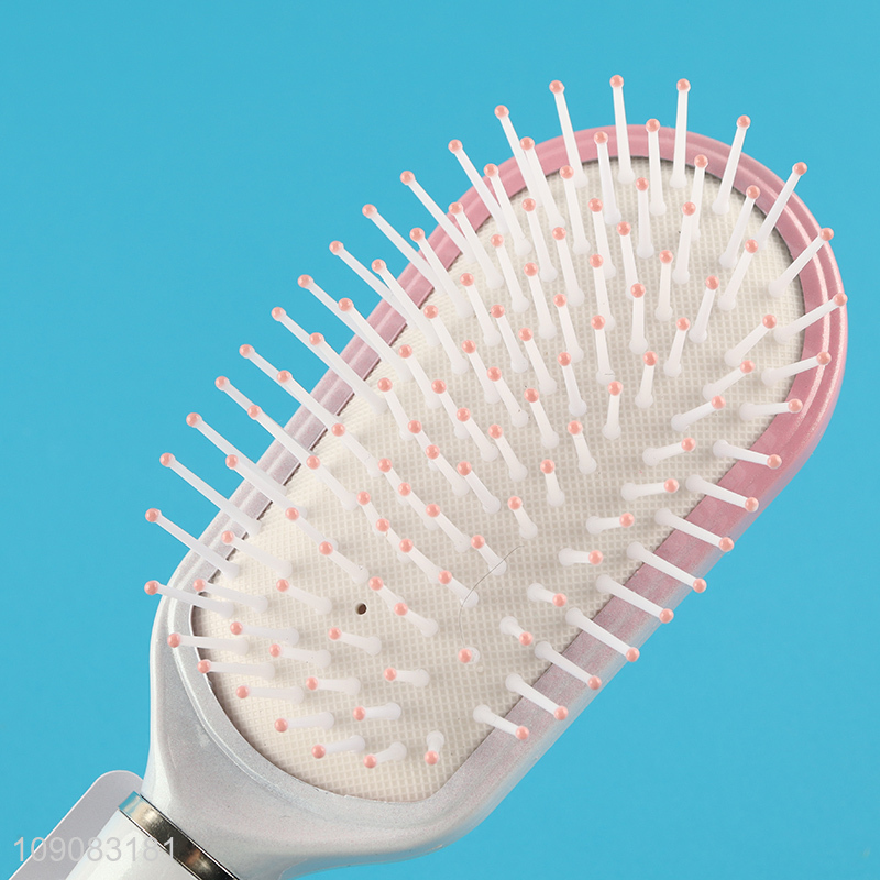 Good selling anti-static wide teeth massage hair comb hair brush wholesale
