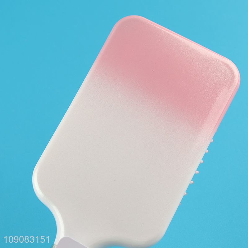 Online wholesale multicolor massage air cushion hair comb hair brush for girls