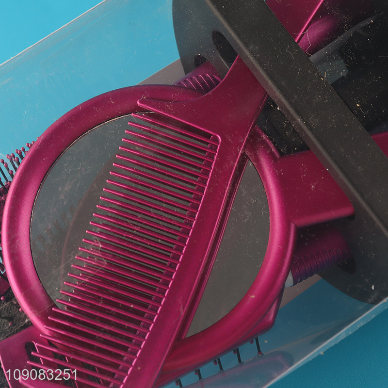 Good quality professional hair salon tool hair comb hair brush set