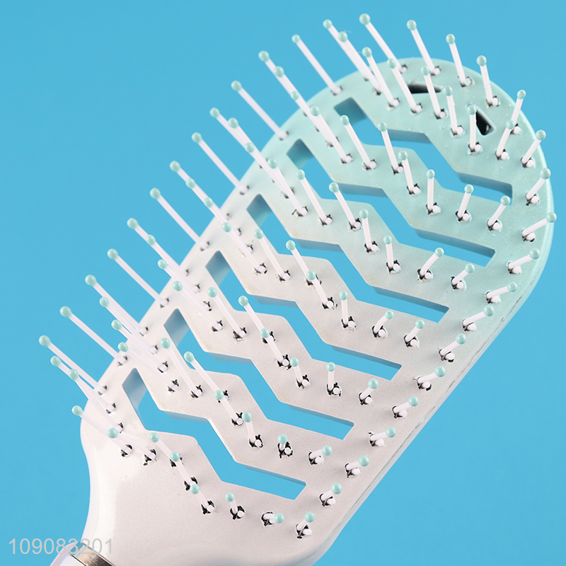 Hot products anti-static hollow wide teeth hair comb hair brush