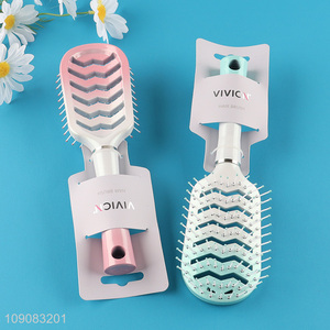 Hot products anti-static hollow wide teeth hair comb hair brush