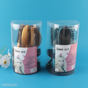 Good quality professional hair salon tool hair comb hair brush set