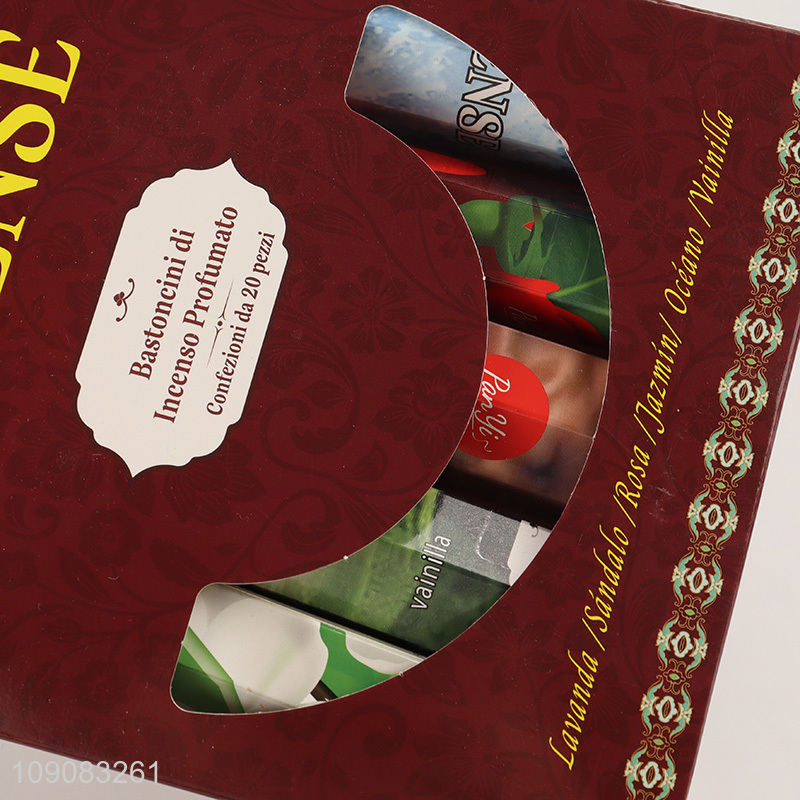 China factory hem relaxing incense sticks hexagonal incense sticks