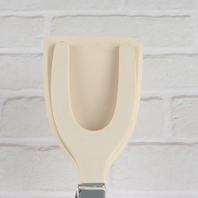 Good Quality 2-In-1 Silicone Kitchen Tongs Non-Stick Steak Clamps