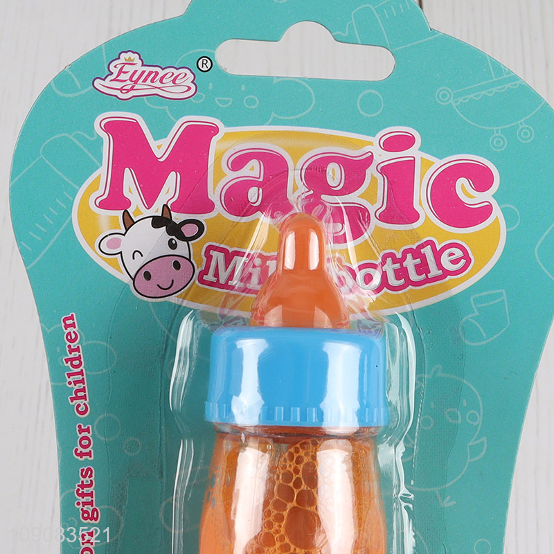 Online Wholesale Magic Orange Juice Milk Bottle Baby Doll Accessories