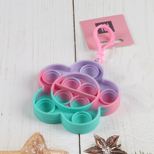 High Quality Flower Shaped Push Pop Bubble Fidget Sensory Toy