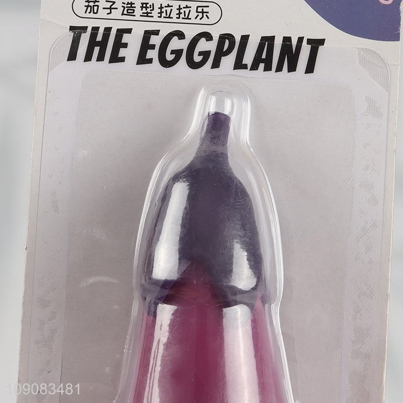 New Product Eggplant Fidget Toy Fun Squeeze Toy Stress Relief Toy